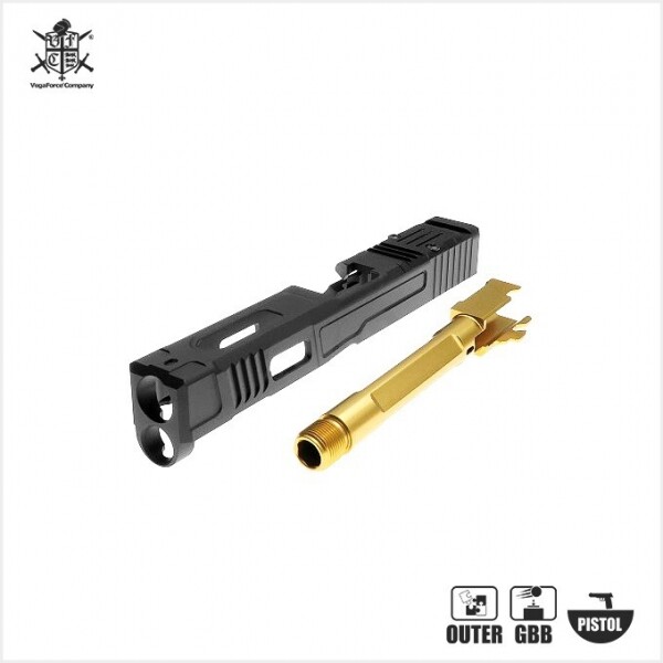 [Flower Industries] MKII 알루미늄 컴플리트 슬라이드세트 (VFC Glock19 Gen4용)