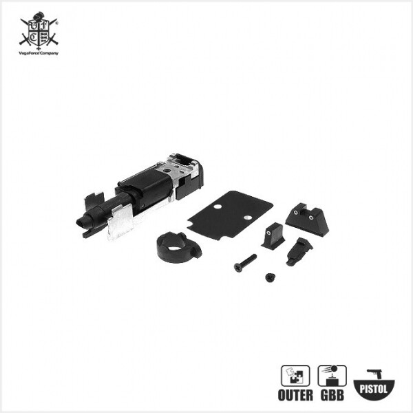 [Flower Industries] MKII 알루미늄 컴플리트 슬라이드세트 (VFC Glock17 Gen5용)